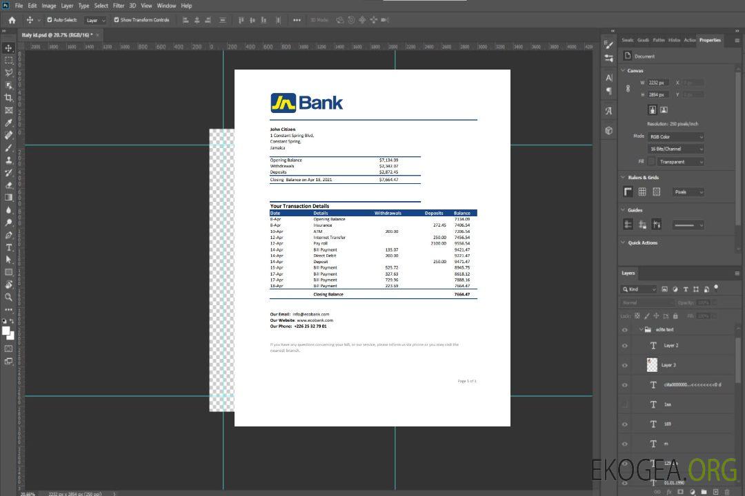 Modèle de relevé de la Banque nationale de Jamaïque facile à remplir au format de fichier .xls et .pdf template Modèle de relevé de la Banque nationale de Jamaïque facile à remplir au format de fichier .xls et .pdf template